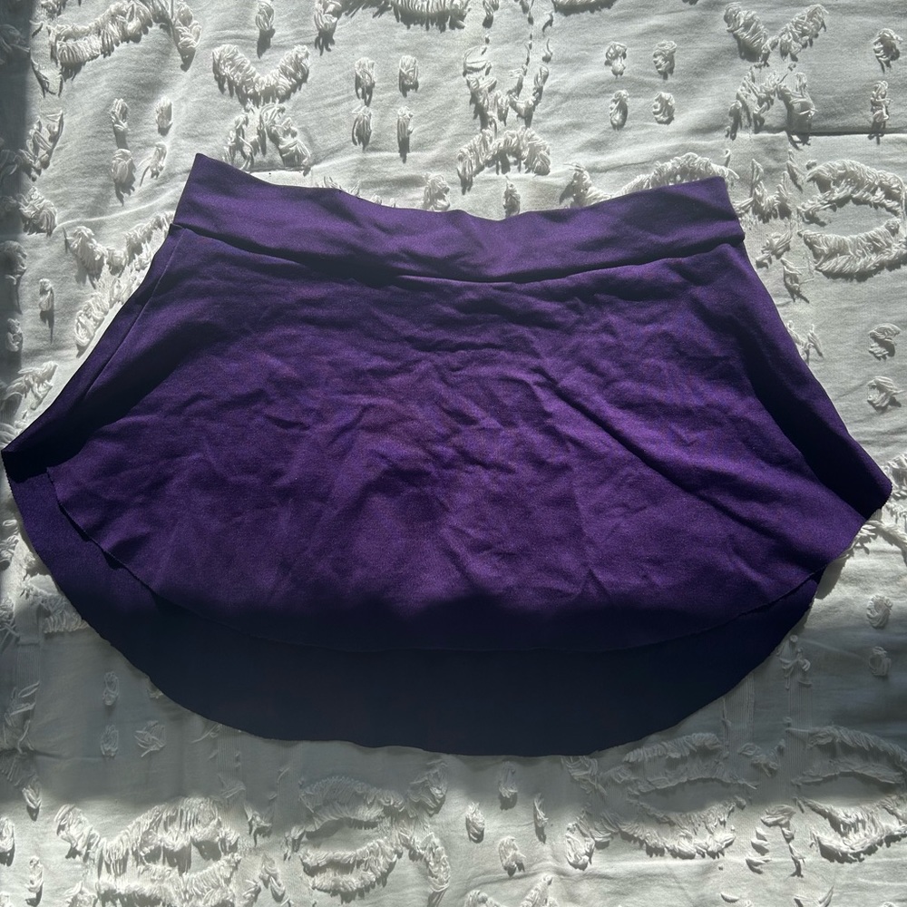 purple MotionWear dance skirt size large adult